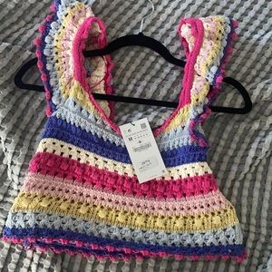 BNWT Zara knit crop/tank